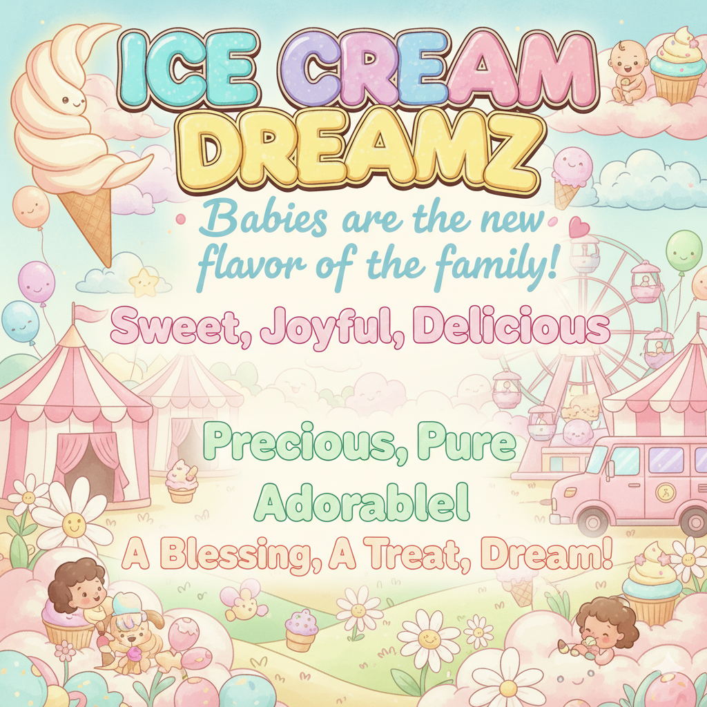 ICE CREAM DREAMZ CUSTOMER DESIGN